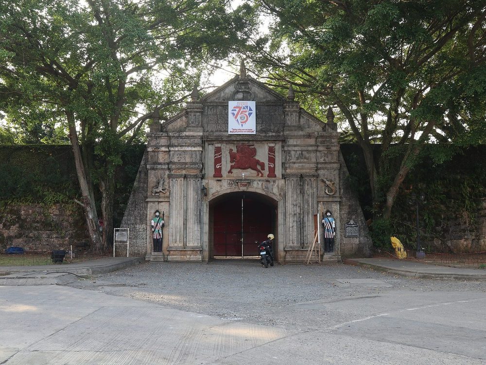 Spanish-era coral stone walls of Cotta Fort on Panguil Bay