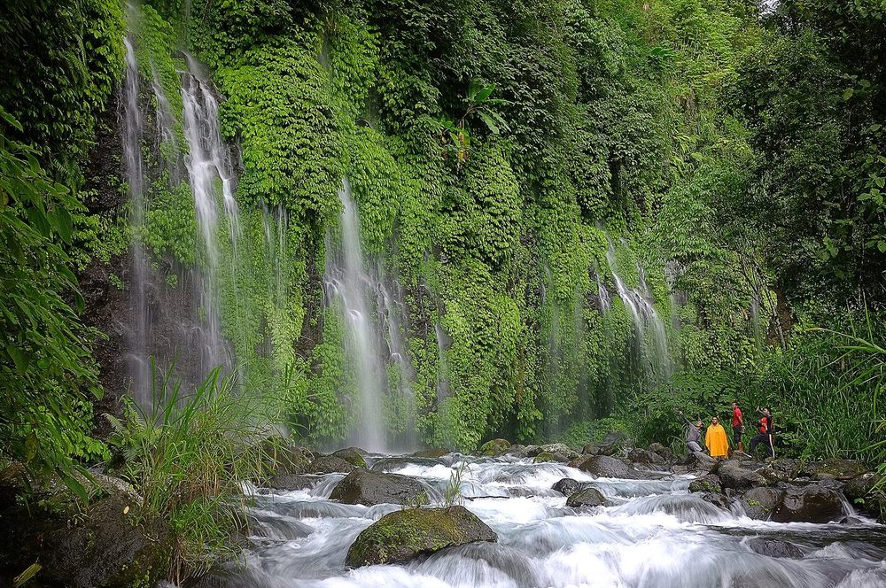 Piduan Curtain Falls in the Mount Malindang range